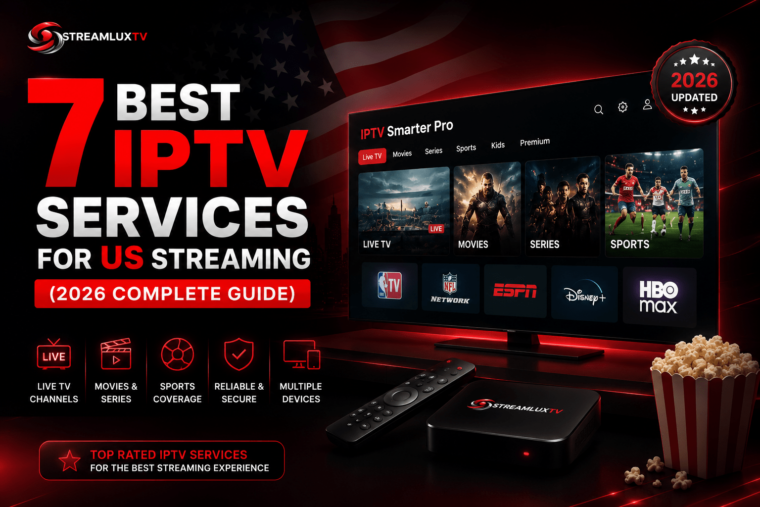 7 best IPTV services for US Streaming (2026 Complete Guide)