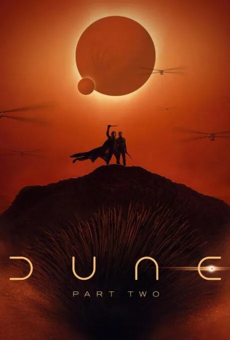 Dune Part Two science fiction movie poster
