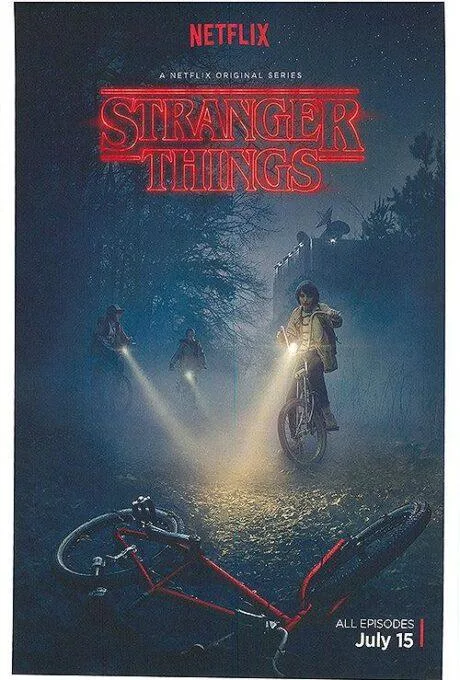 Stranger Things science fiction series poster