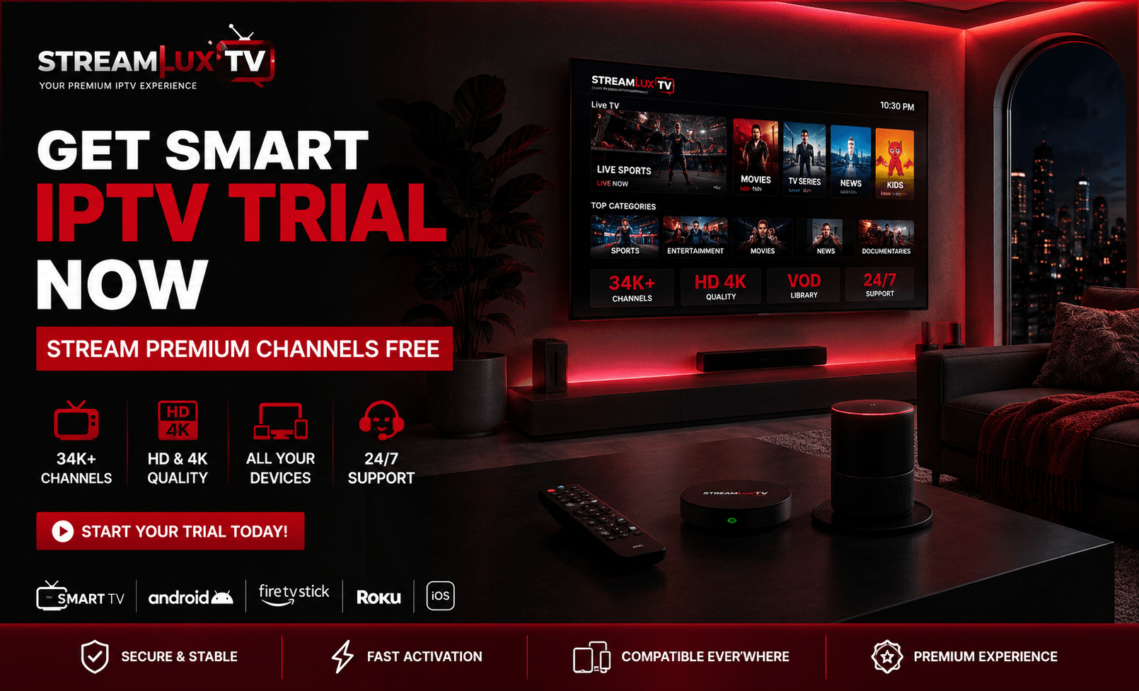 smart iptv trial​