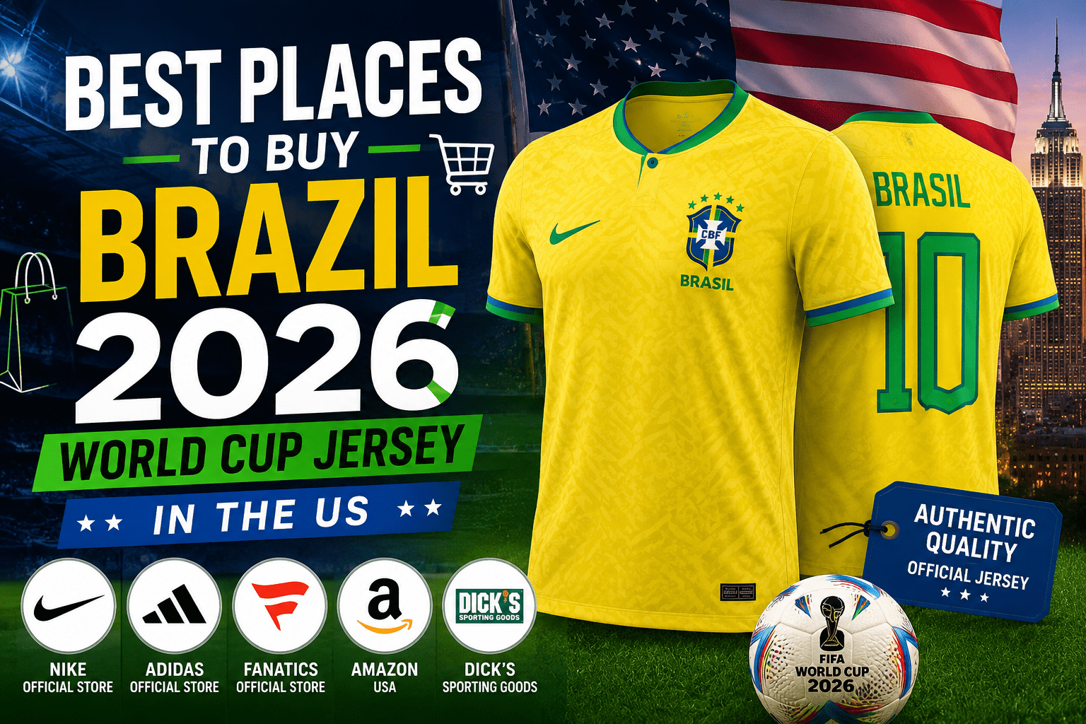 brazil 2026 world cup jersey