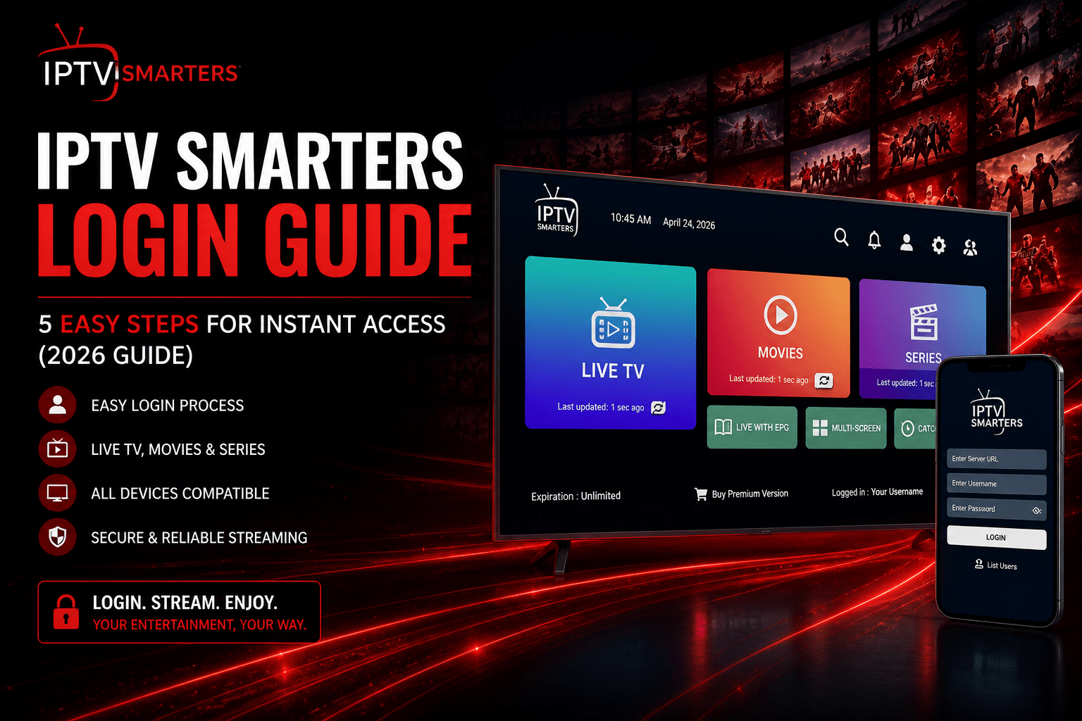 IPTV Smarters Login